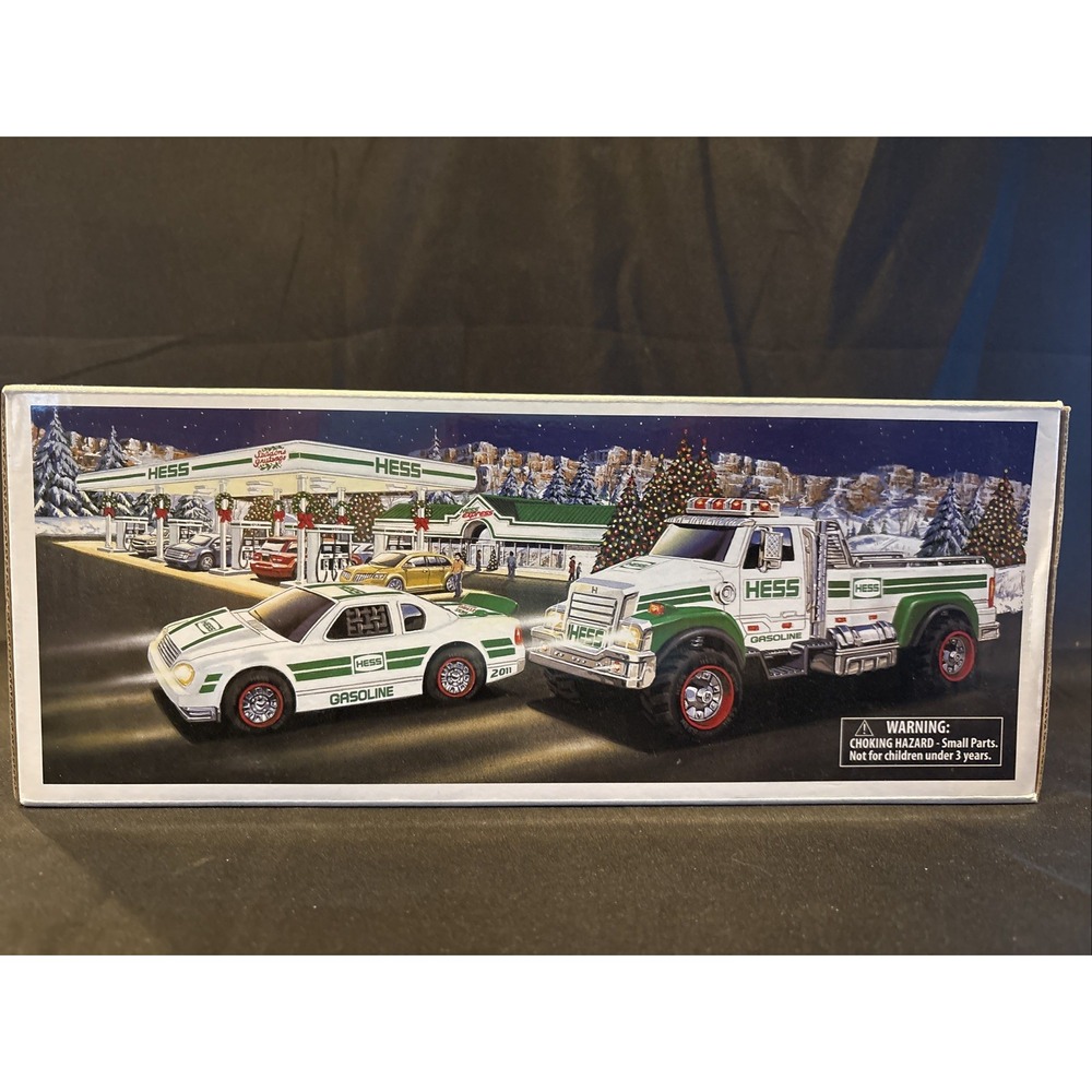 Hess Toy Truck  2011 And Race Car New In Original Box Unopened